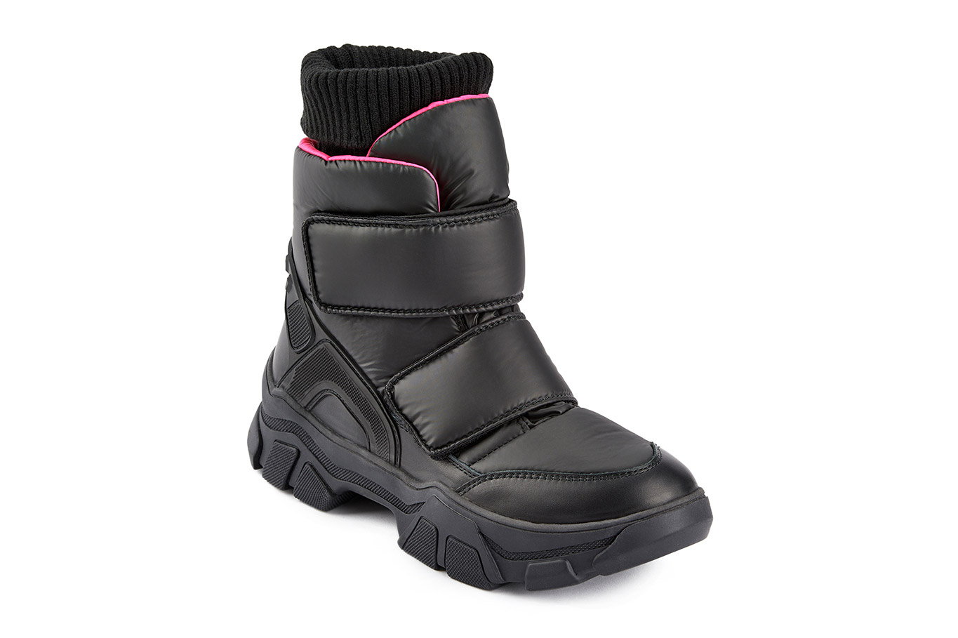ботинки 1705DR черно-розовый клайдер, фото 1