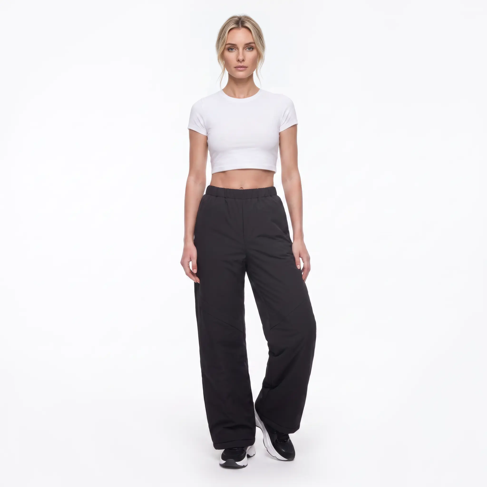 Брюки женские, Черный, (AW2627-W30-01)