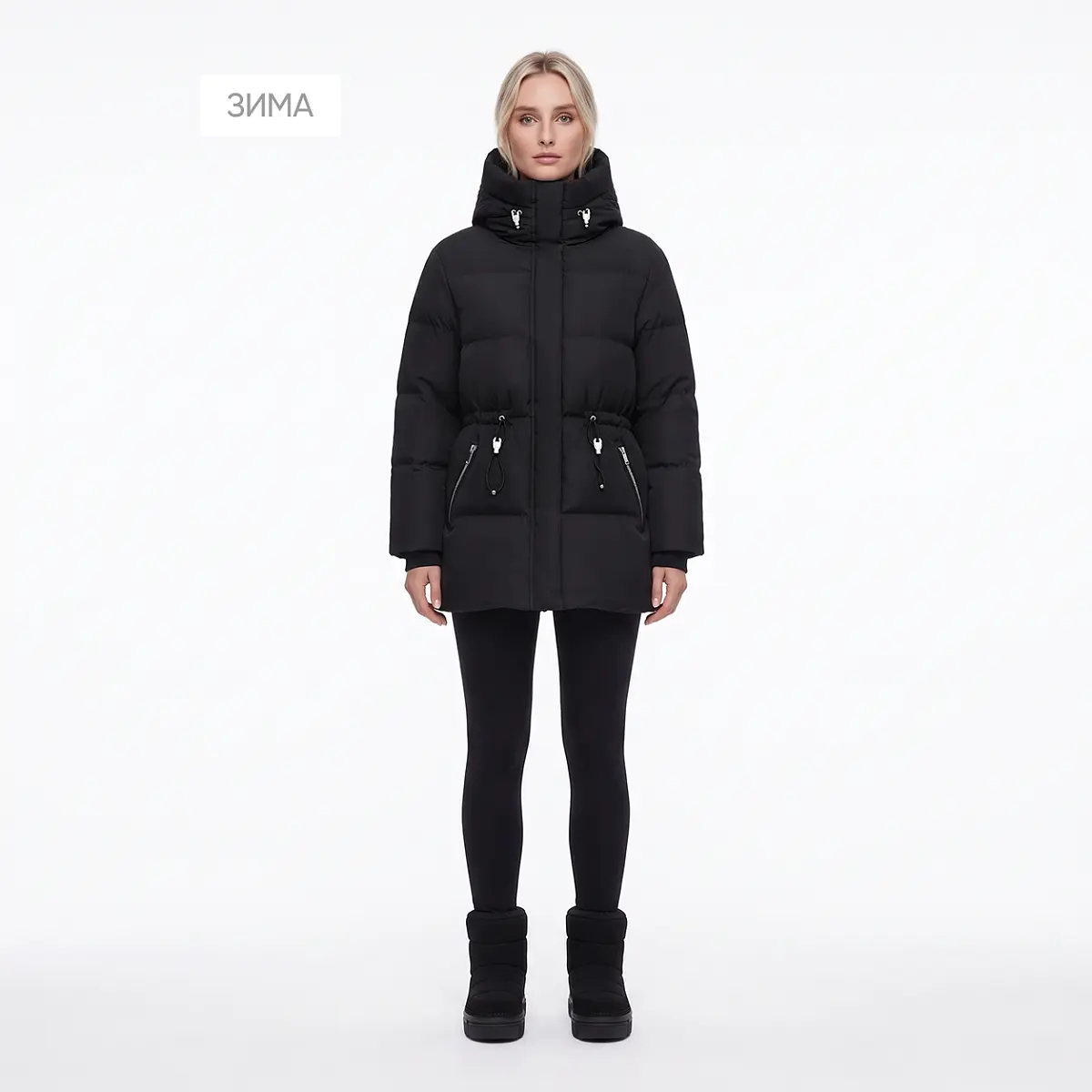 Черная куртка AW2627-W32-01
