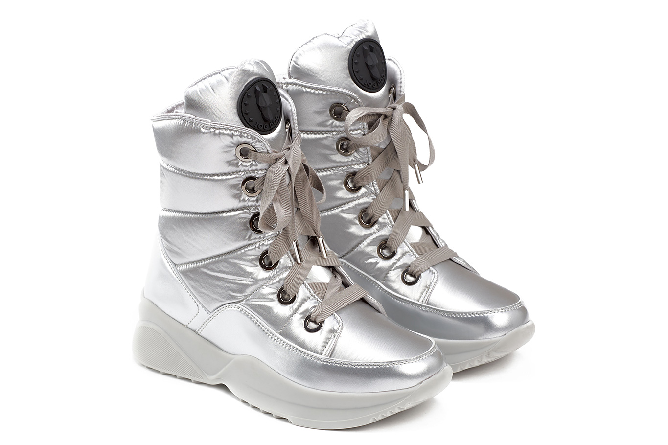 ботинки 1628DR серебряный флэш, фото 2