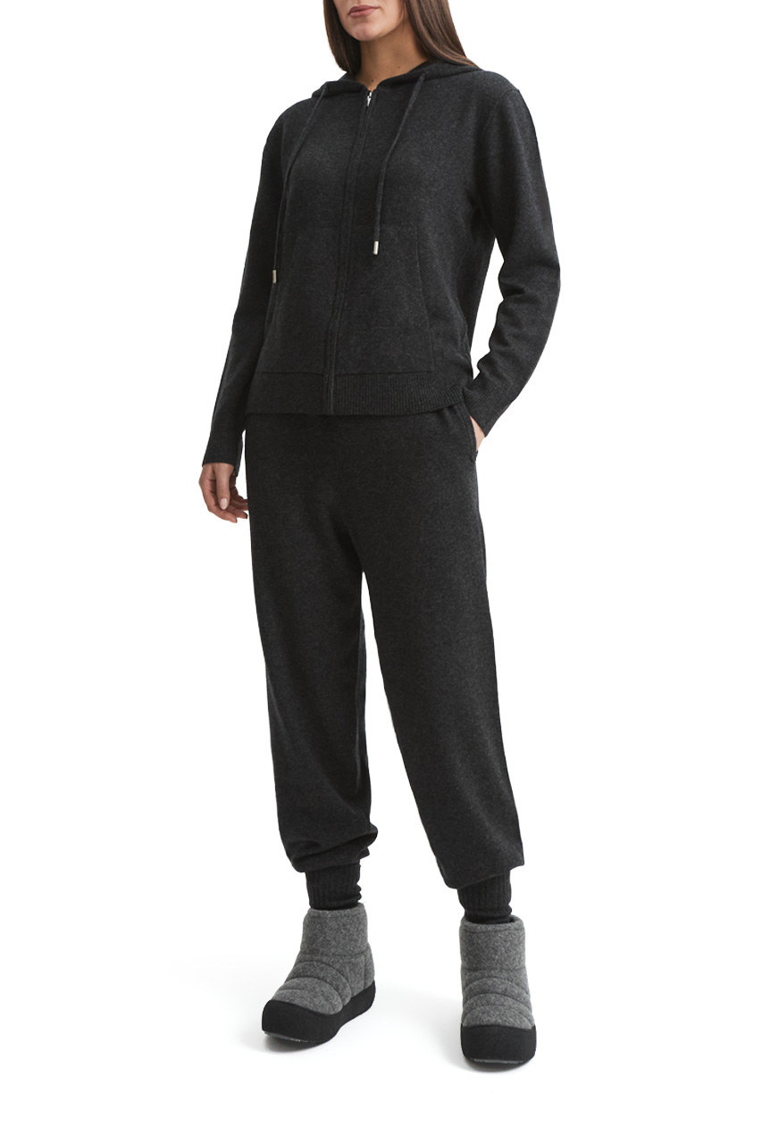 Худи на молнии 112505 ТЕМНО СЕРЫЙ, фото 9