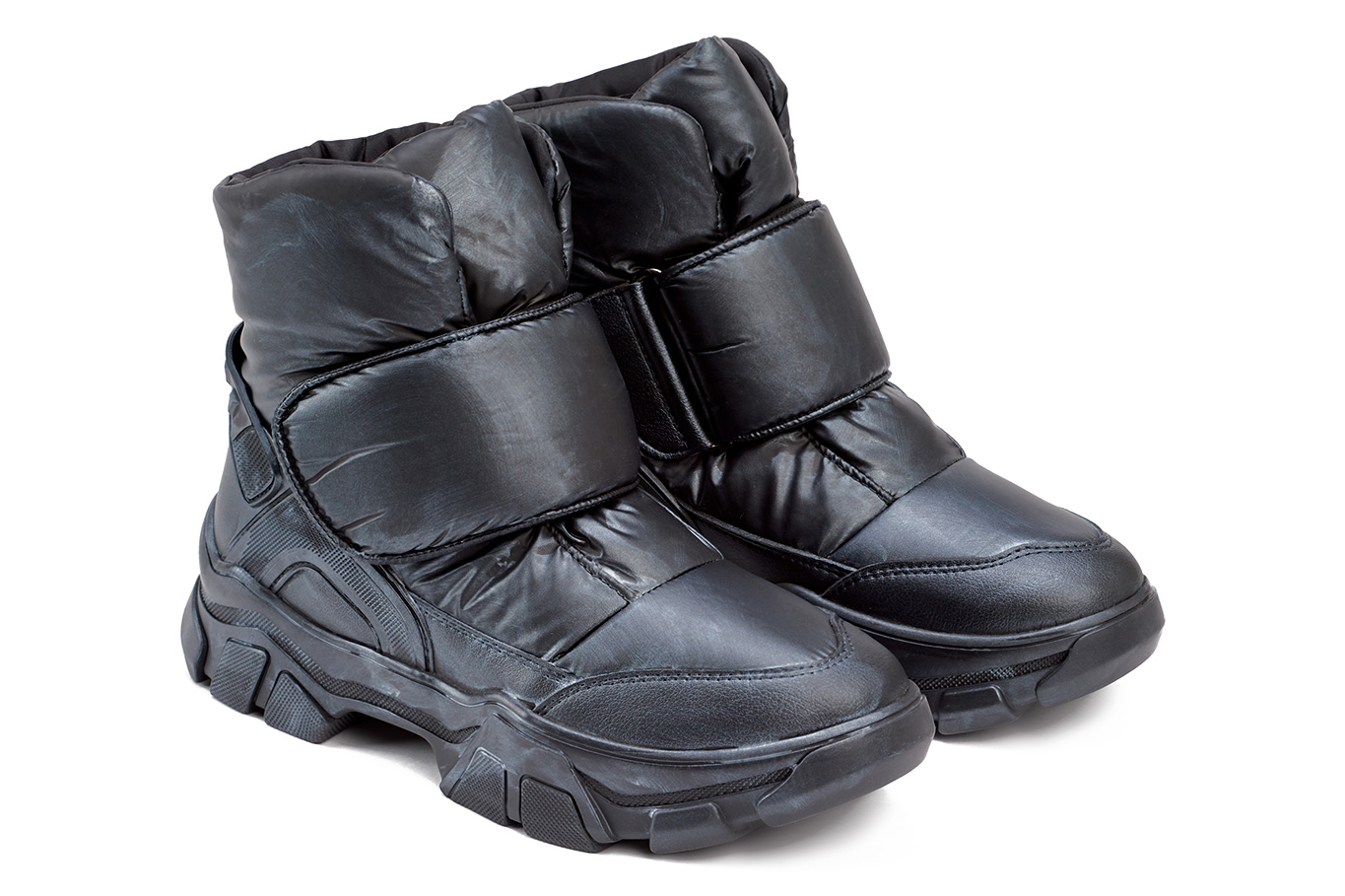 ботинки 1715DR черно-серебряный винтаж, фото 2