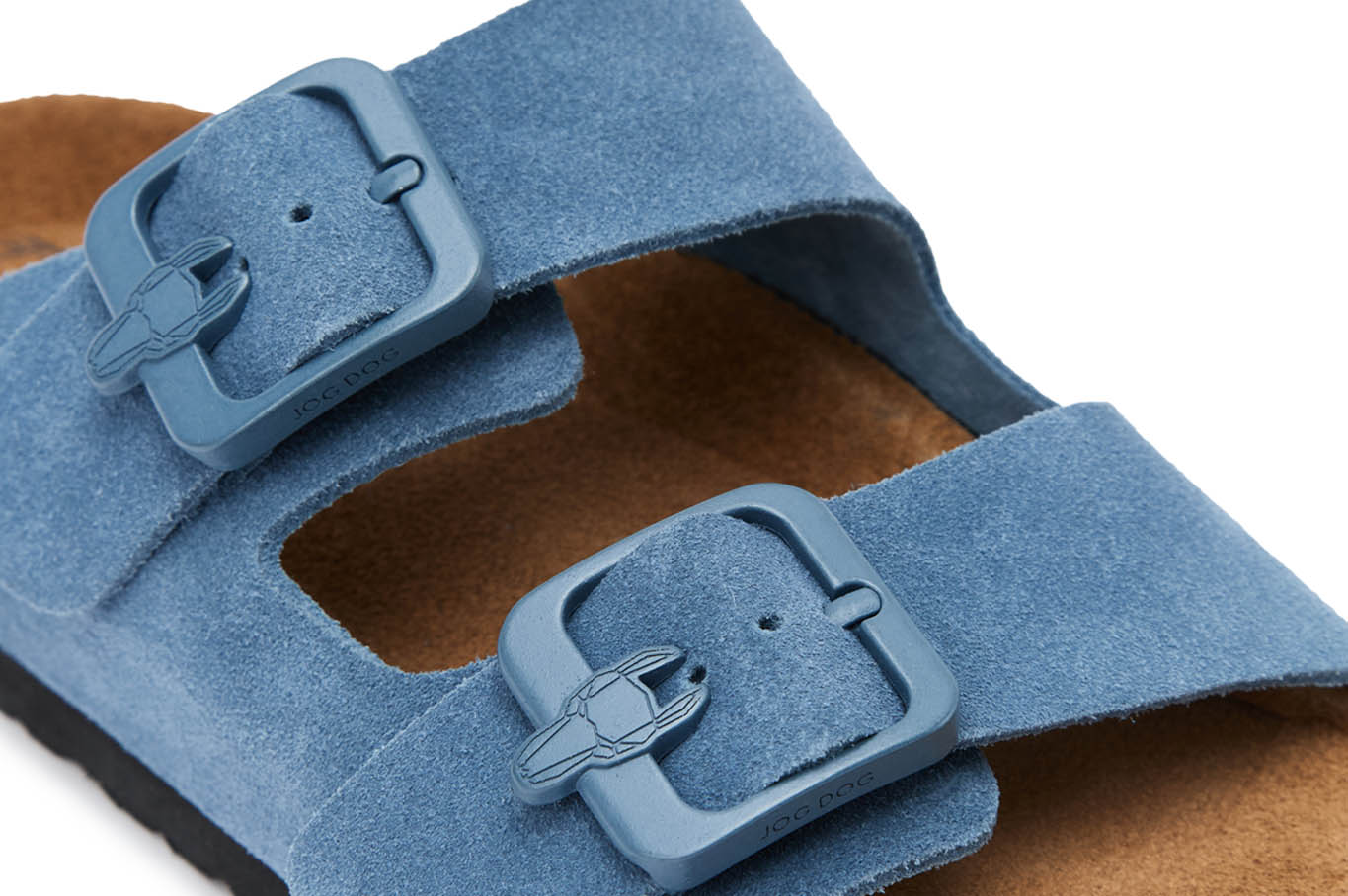 сабо женские 54256AW-0710 голубой, фото 5