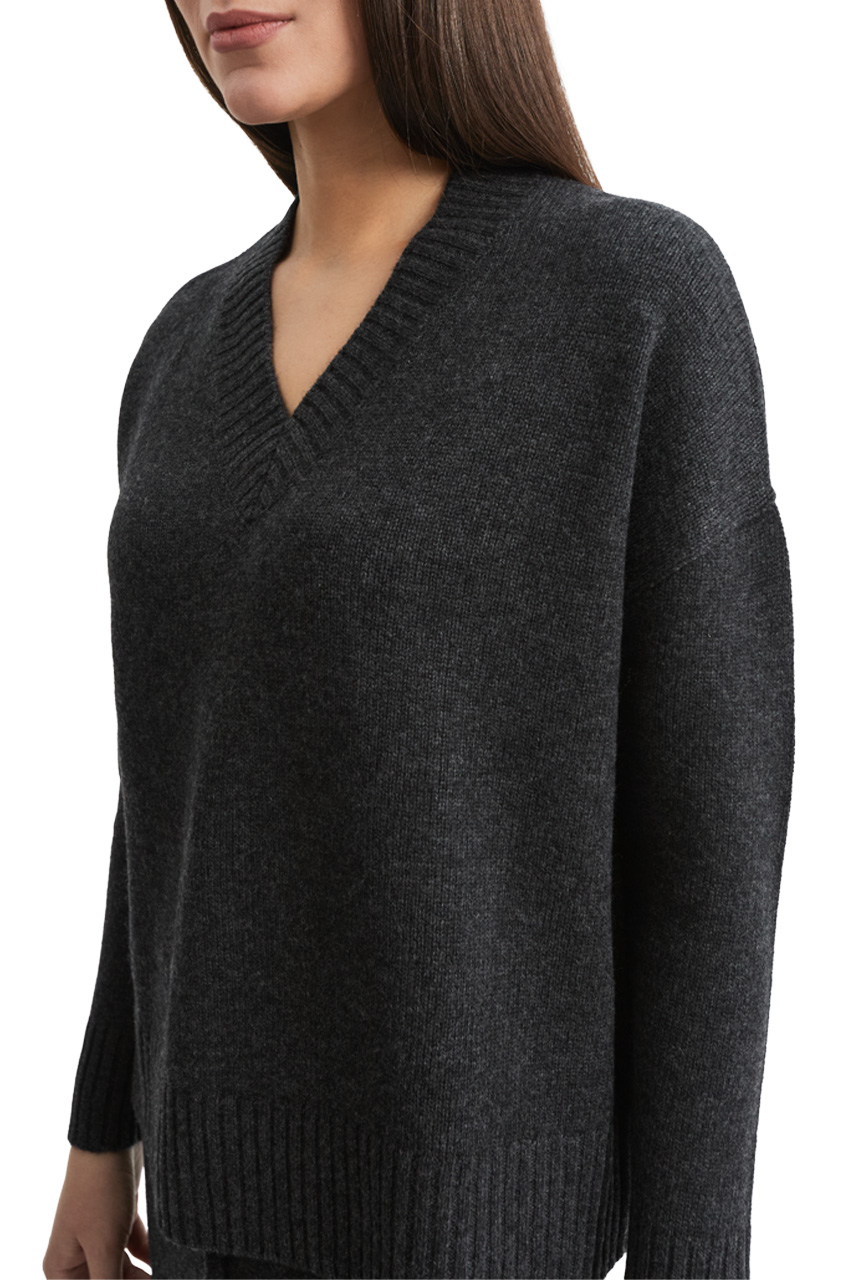Джемпер 112513 ТЕМНО-СЕРЫЙ, фото 5