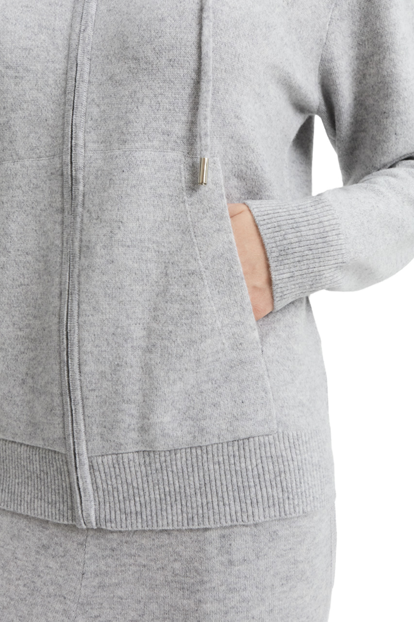 Худи на молнии 112505 СЕРЫЙ, фото 7