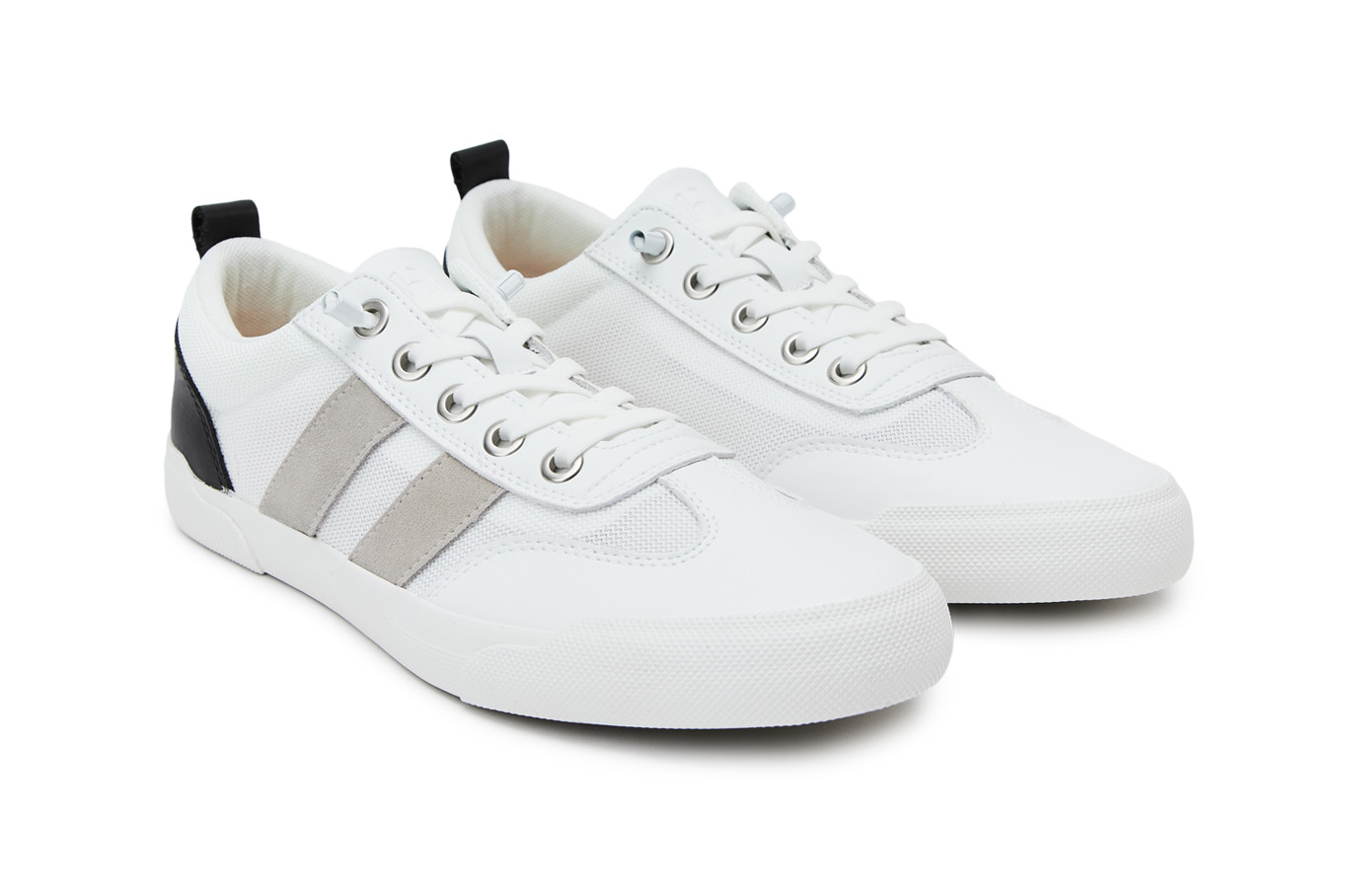 Кеды мужские 43215AM-1641 белый/серый, фото 2