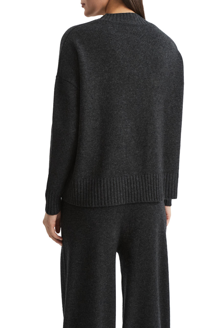 Джемпер 112513 ТЕМНО-СЕРЫЙ, фото 4