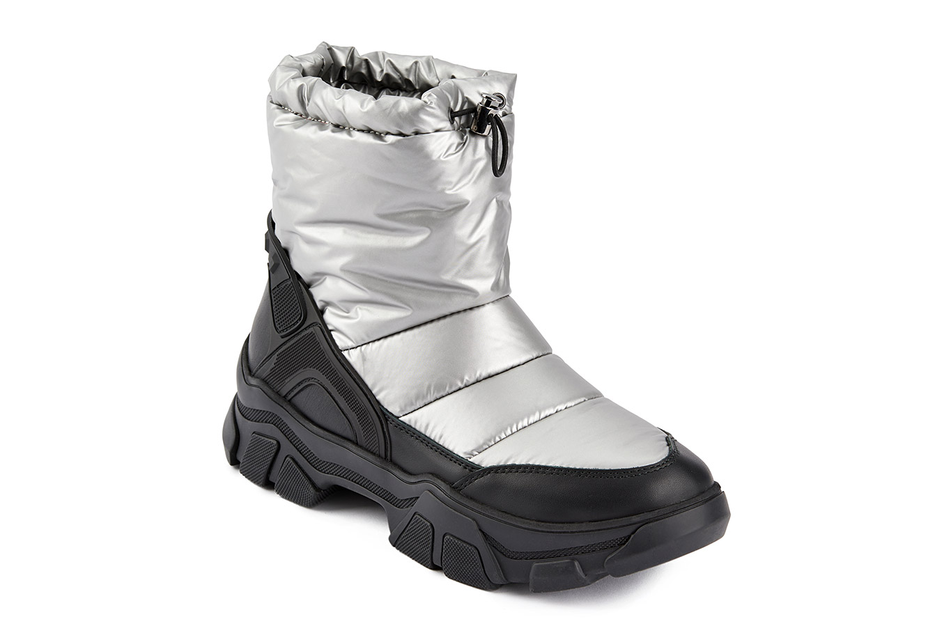 ботинки 1703DR серебряный клайдер, фото 1