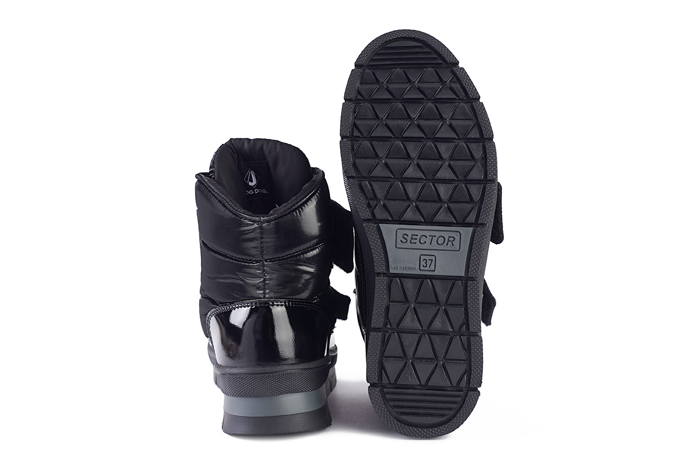 ботинки 14039DR черный флэш, фото 4