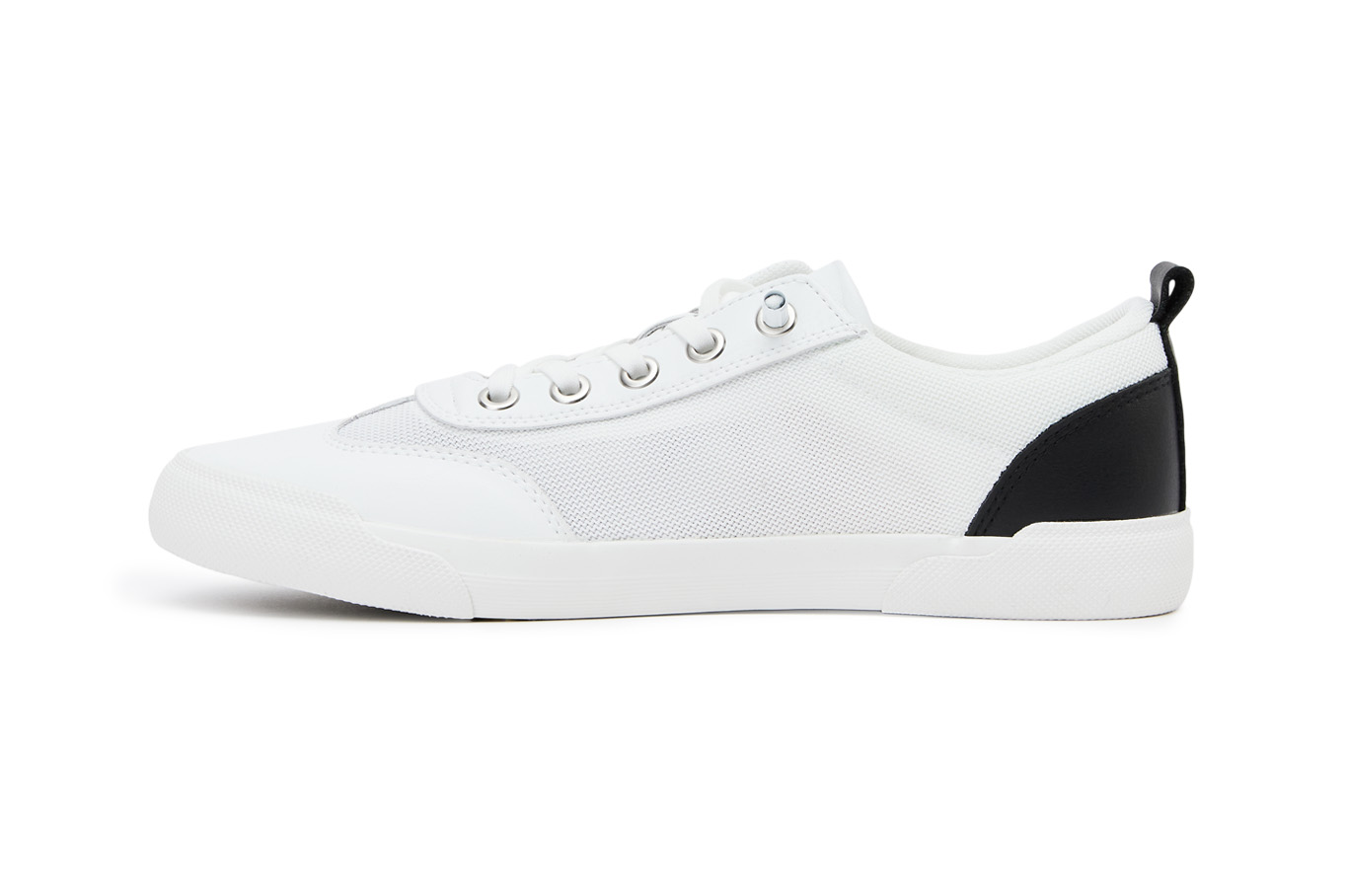 Кеды мужские 43215AM-1641 белый/серый, фото 3