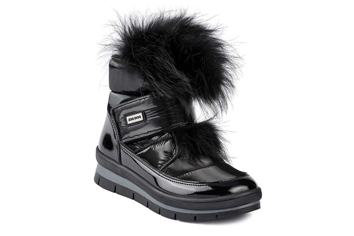 ботинки 14056DR черный флэш, фото 1