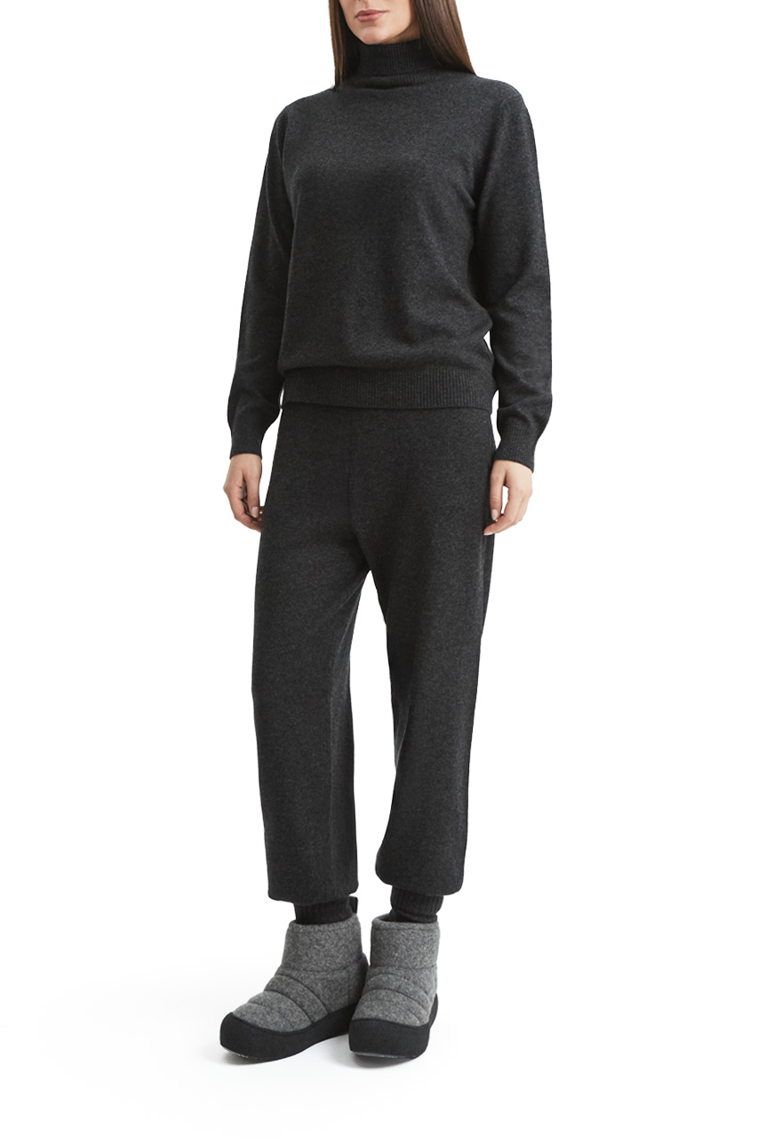 Свитер 112509 ТЕМНО-СЕРЫЙ, фото 8