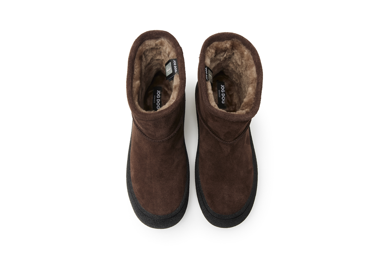 полусапоги 30289AW-0738 темно-коричневая замша, фото 4