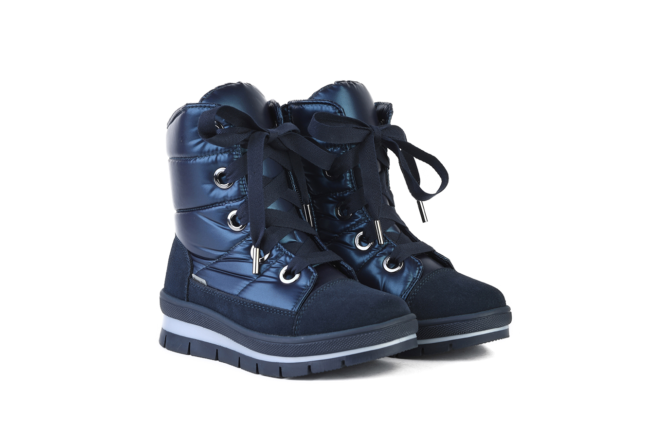 ботинки 14011DR синий динамик, фото 1