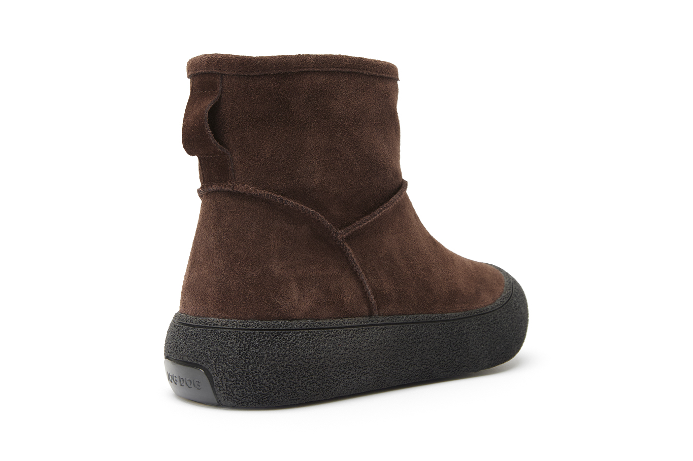 полусапоги 30289AW-0738 темно-коричневая замша, фото 5