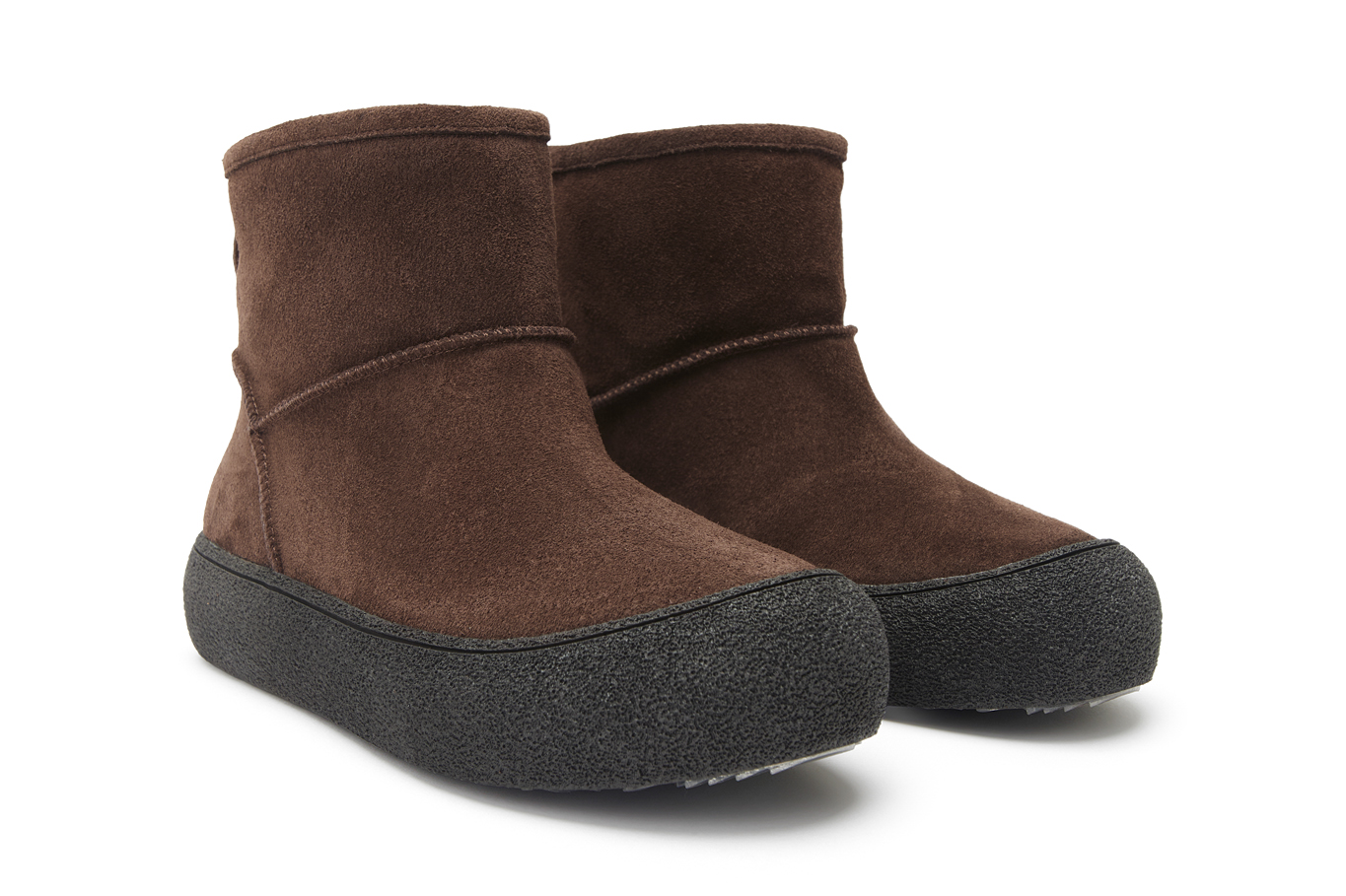 полусапоги 30289AW-0738 темно-коричневая замша, фото 2