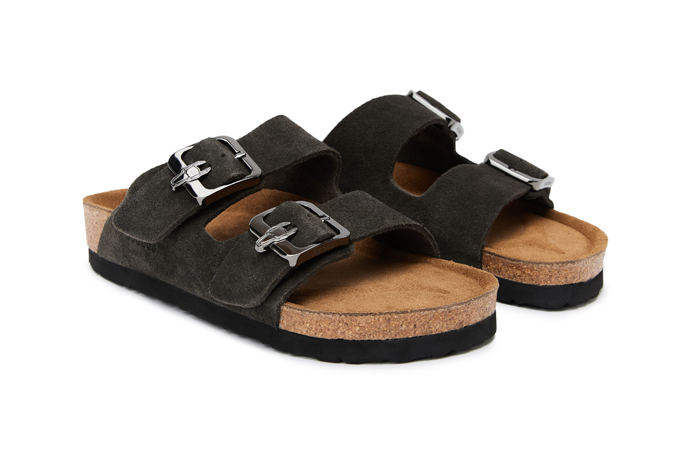 сабо женские 54256AW-0738 темно-коричневый, фото 2