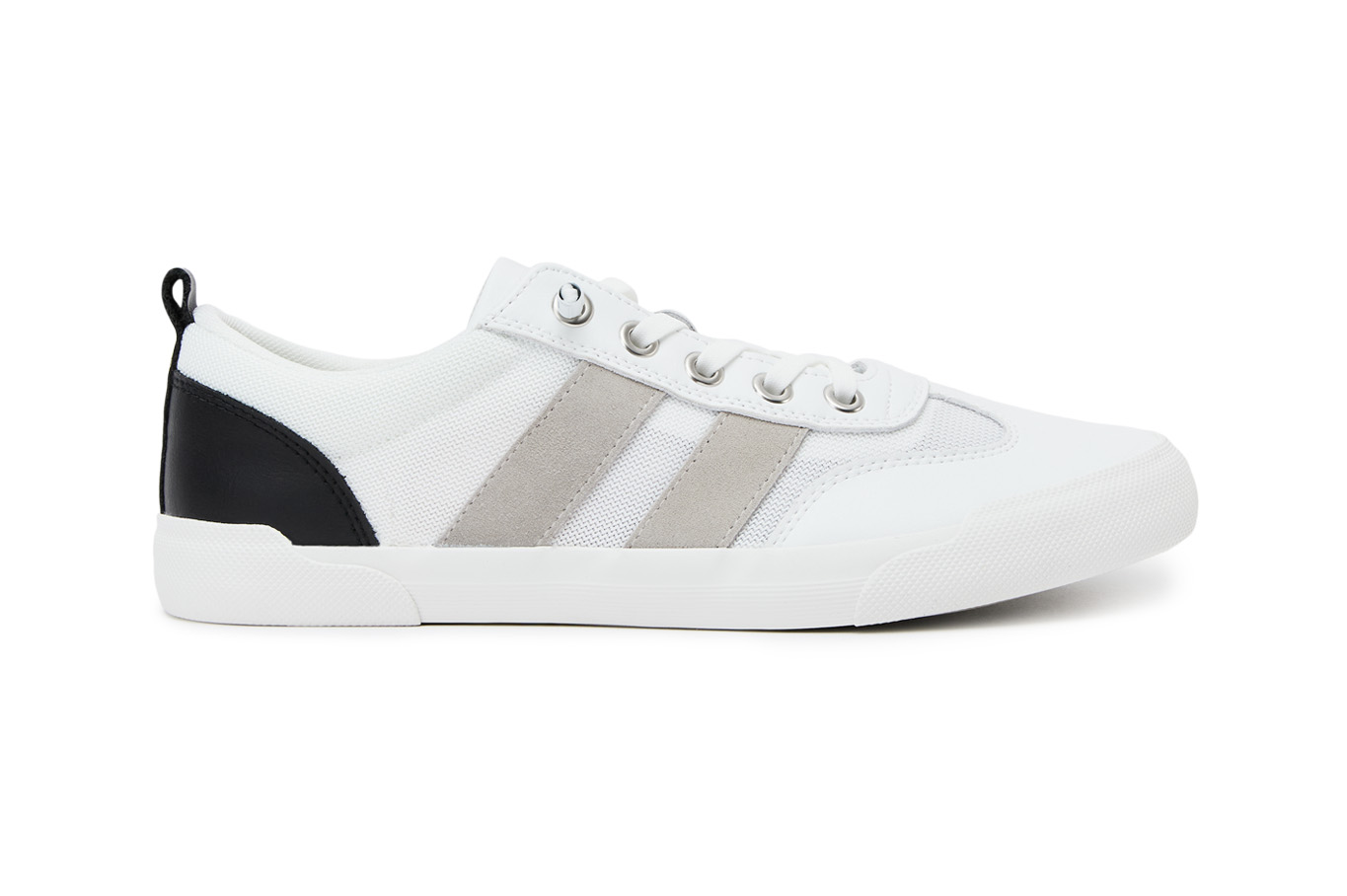 Кеды мужские 43215AM-1641 белый/серый, фото 1