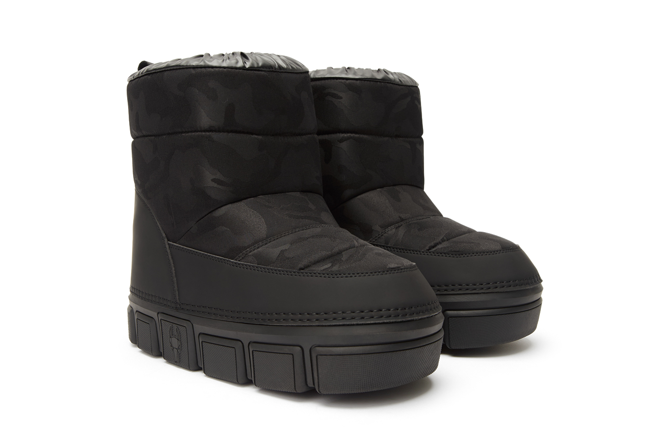 ботинки 34255UU-0501 черный камуфляж, фото 2