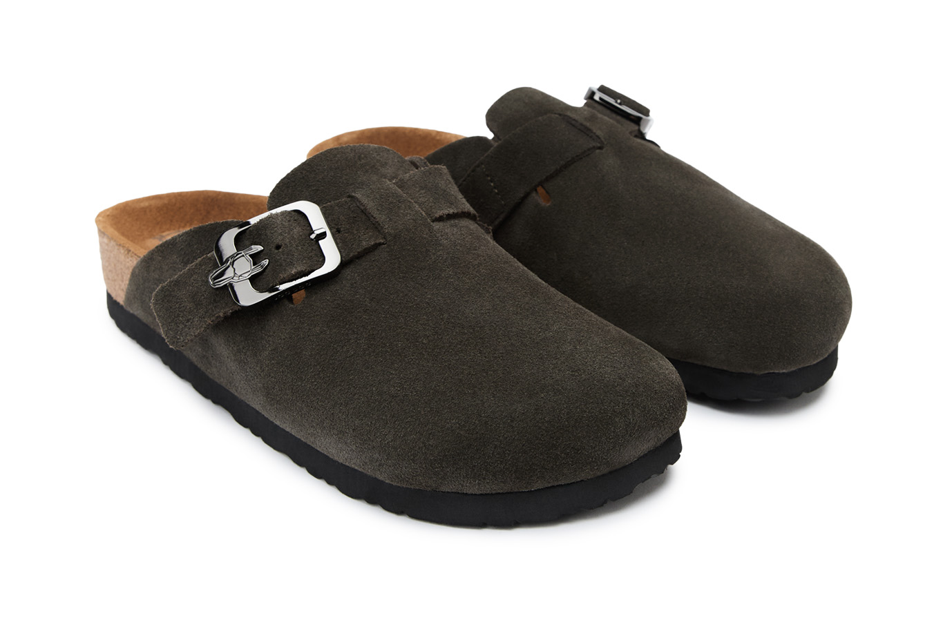 сабо женские 54253AW-0738 темно-коричневый, фото 2