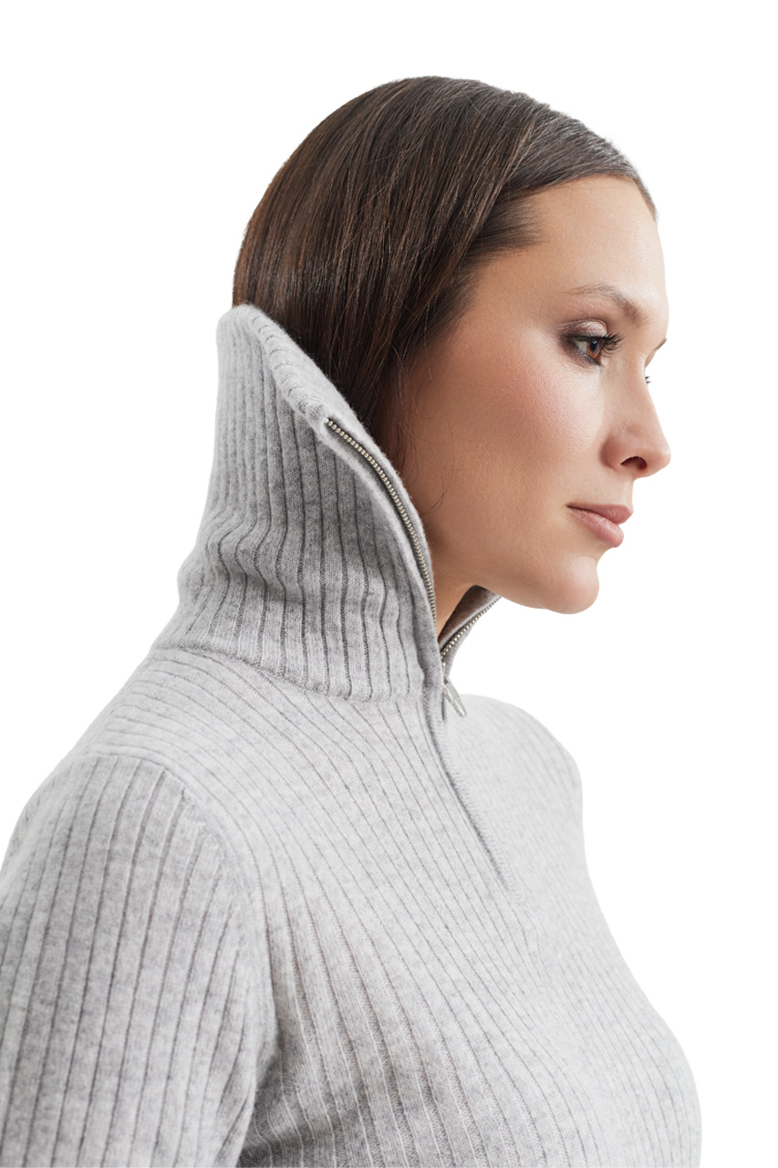 Свитер 112510 СЕРЫЙ, фото 6