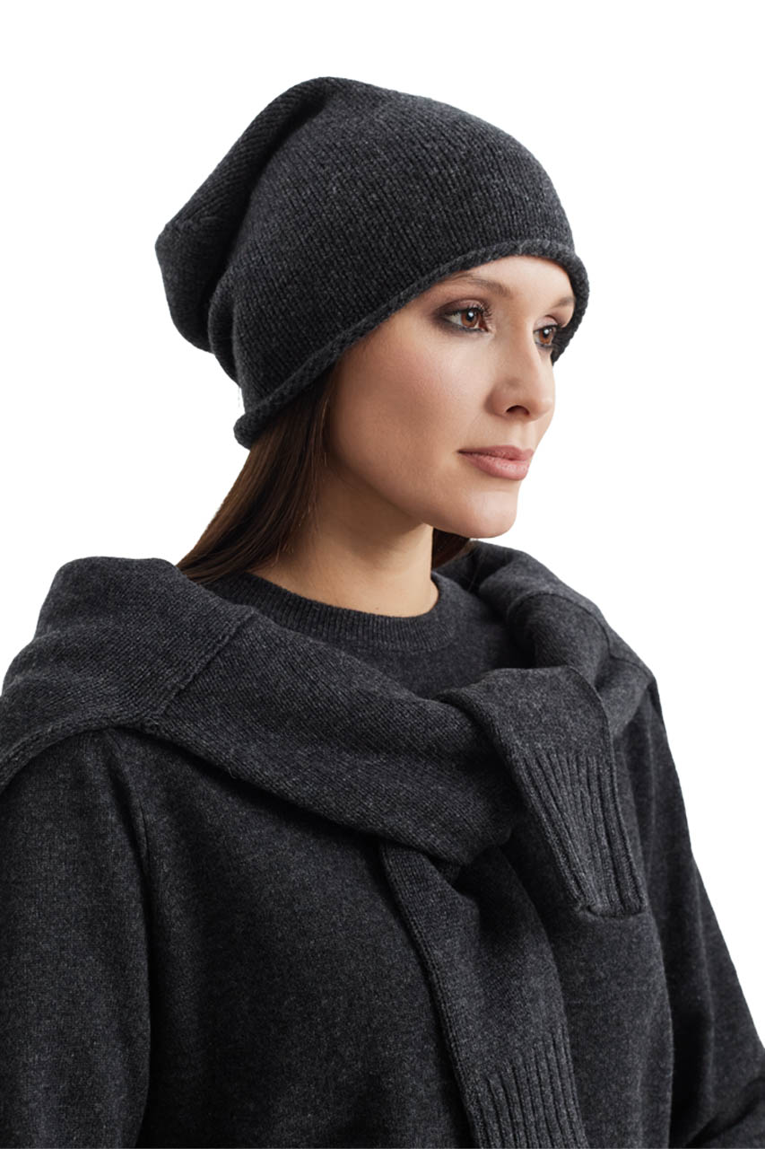 шапка 112517 ТЕМНО-СЕРЫЙ, фото 3
