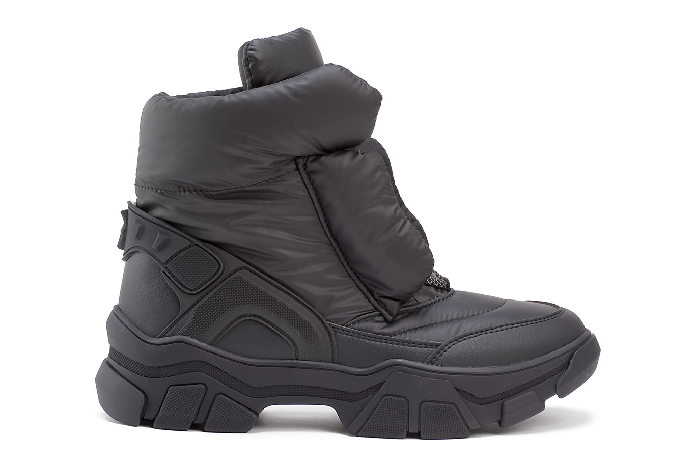 ботинки 1711DR черный клайдер - фото