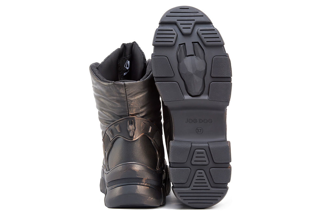 ботинки 1714DR черно-бронзовый винтаж, фото 4