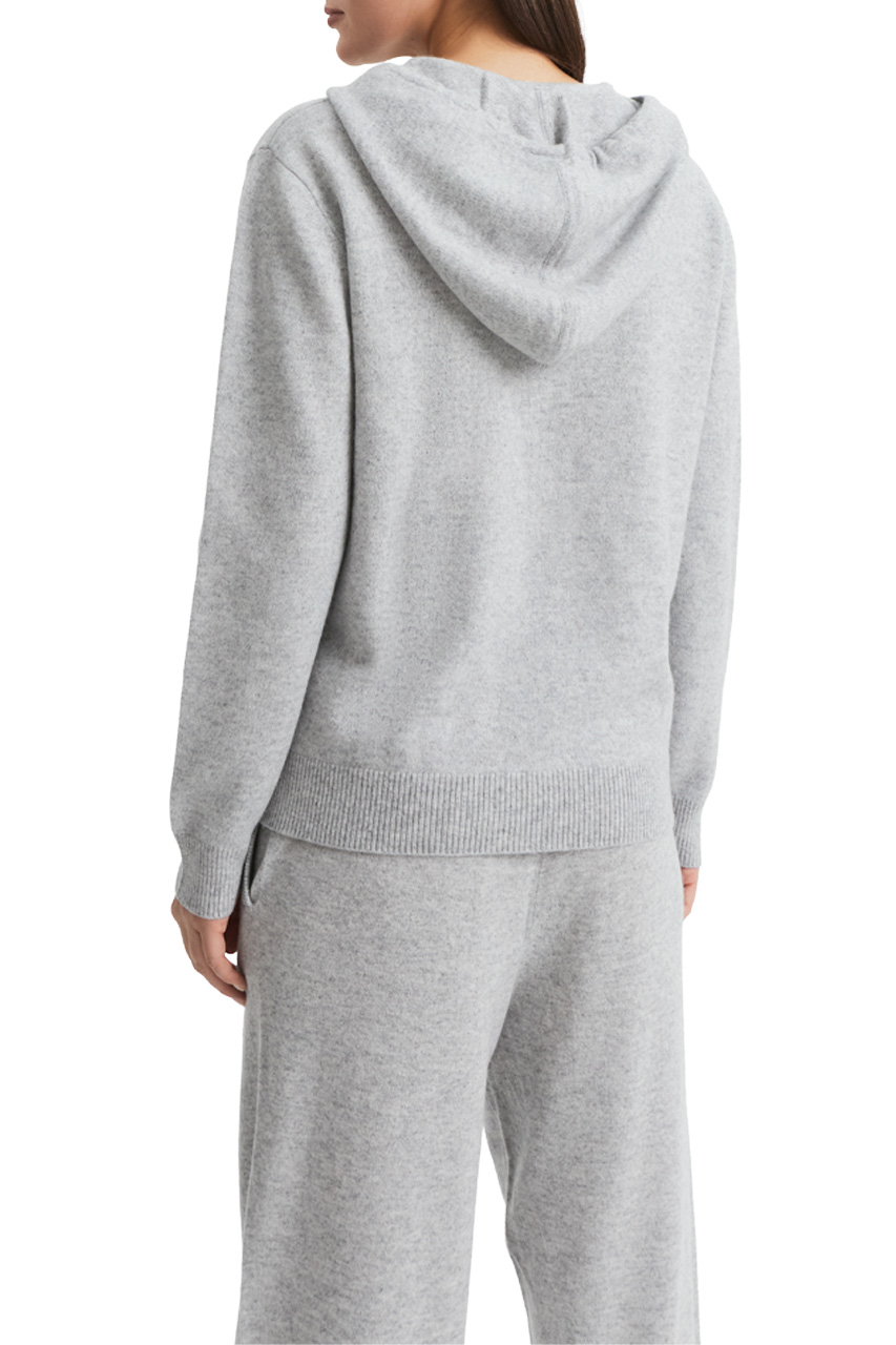 Худи на молнии 112505 СЕРЫЙ, фото 4