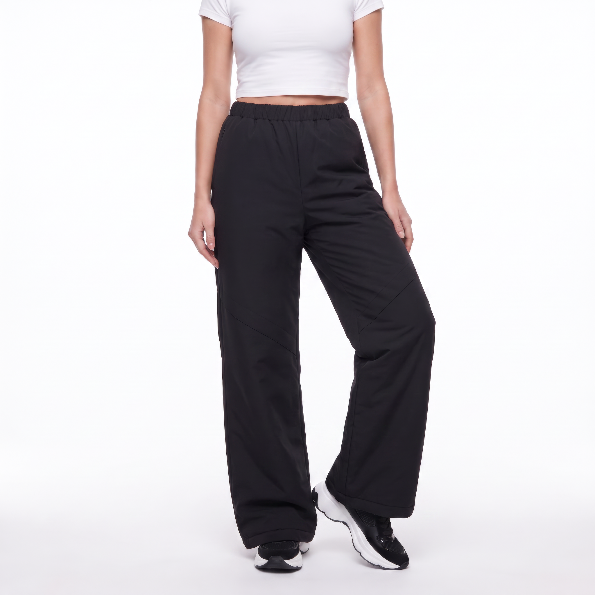 Брюки женские, Черный, (AW2627-W30-01)