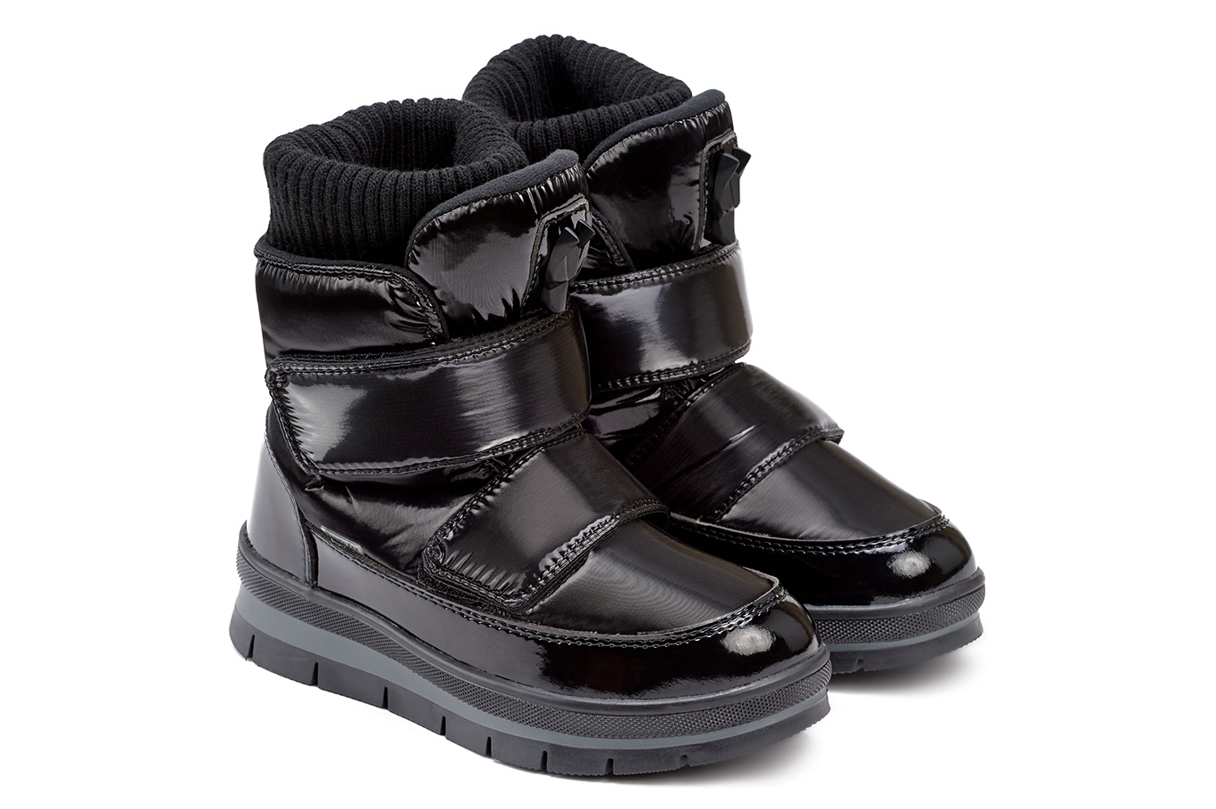 ботинки 14063DR черный флэш, фото 2