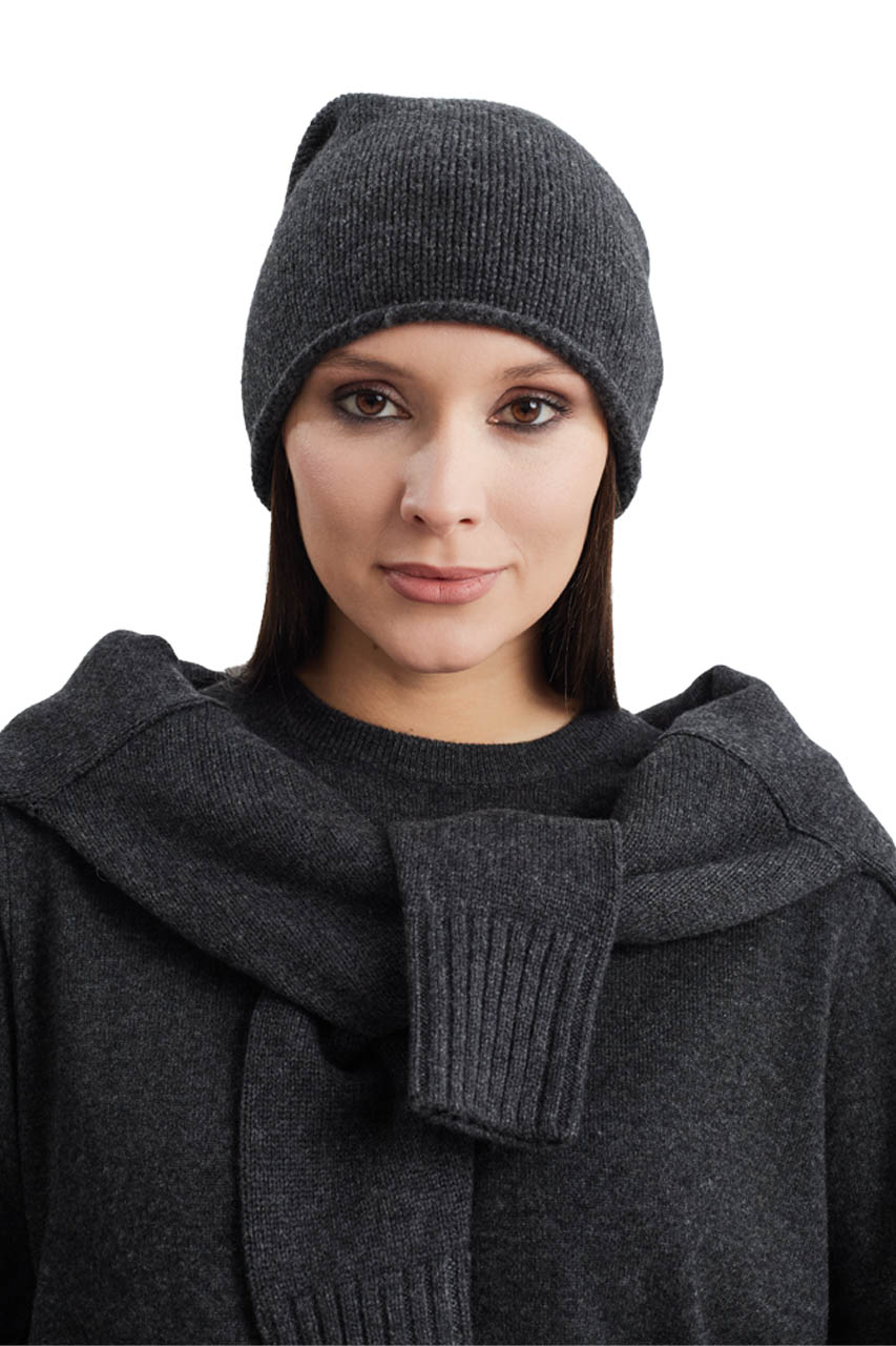 шапка 112517 ТЕМНО-СЕРЫЙ, фото 2
