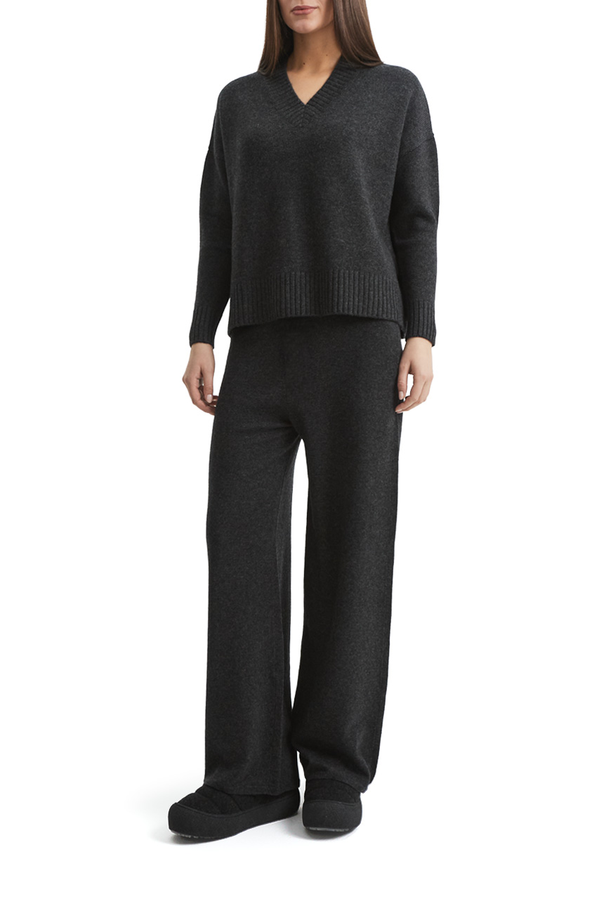 Джемпер 112513 ТЕМНО-СЕРЫЙ, фото 2