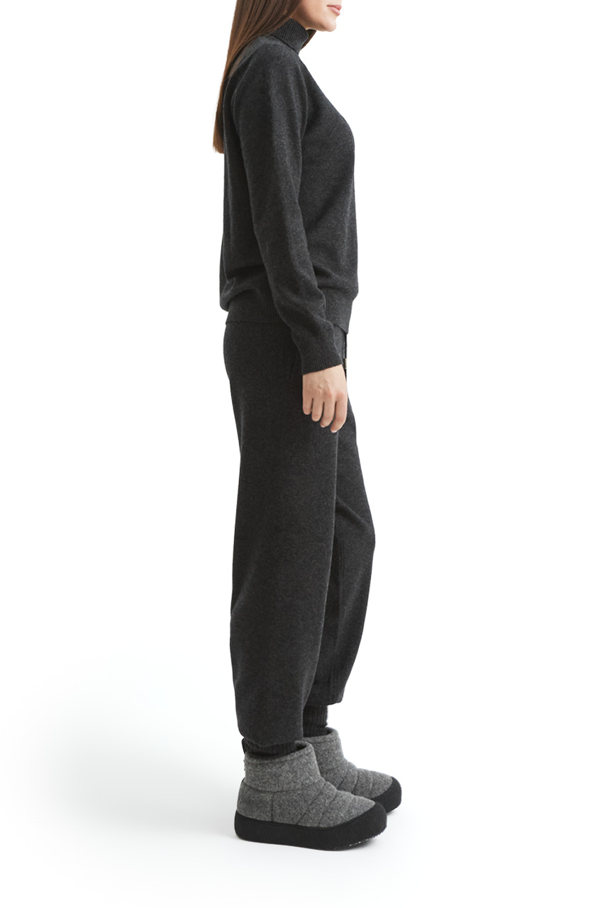 Свитер 112509 ТЕМНО-СЕРЫЙ, фото 7