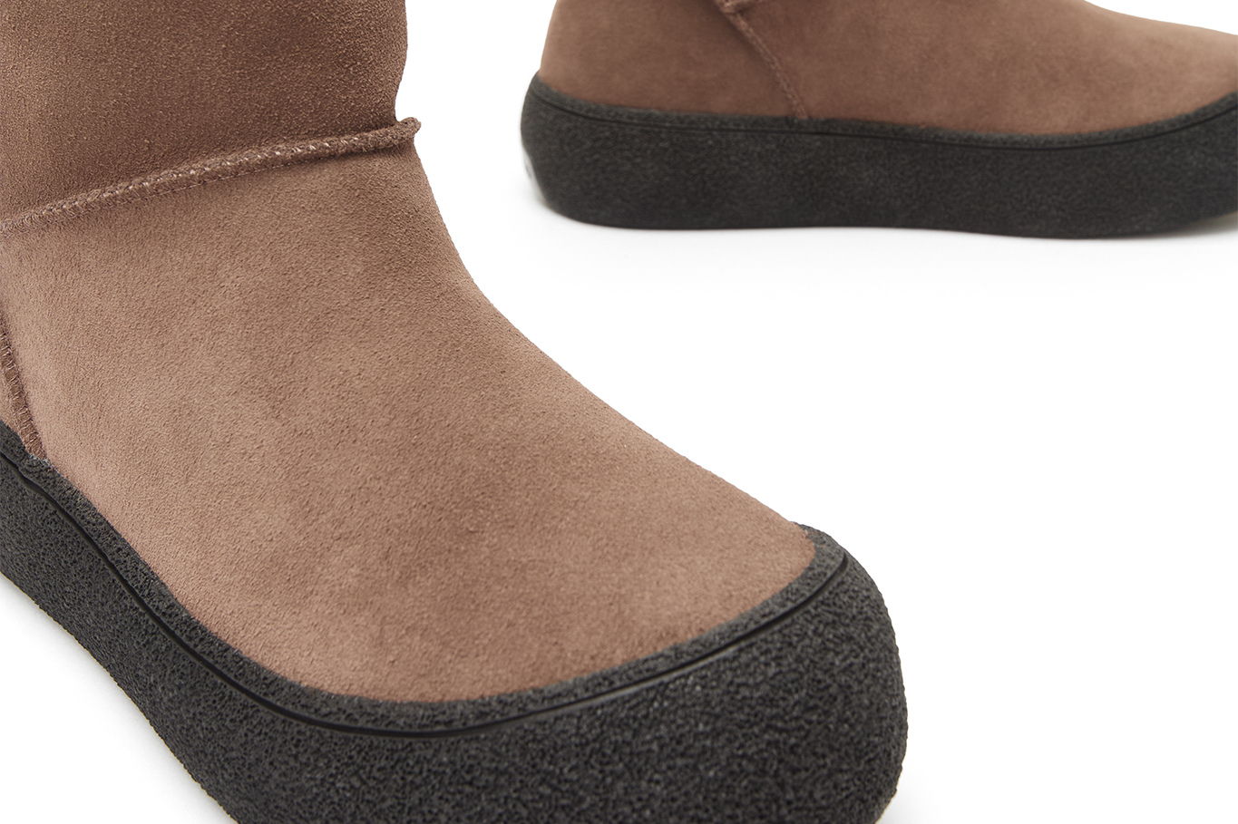 полусапоги 30289AW-0753 тауп замша, фото 3