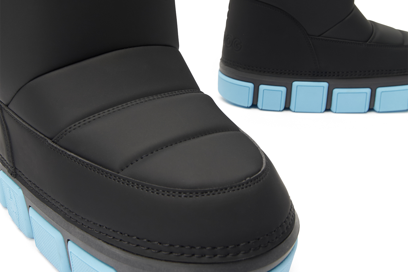 ботинки 34254UU-0233 черный\голубой сигма, фото 3